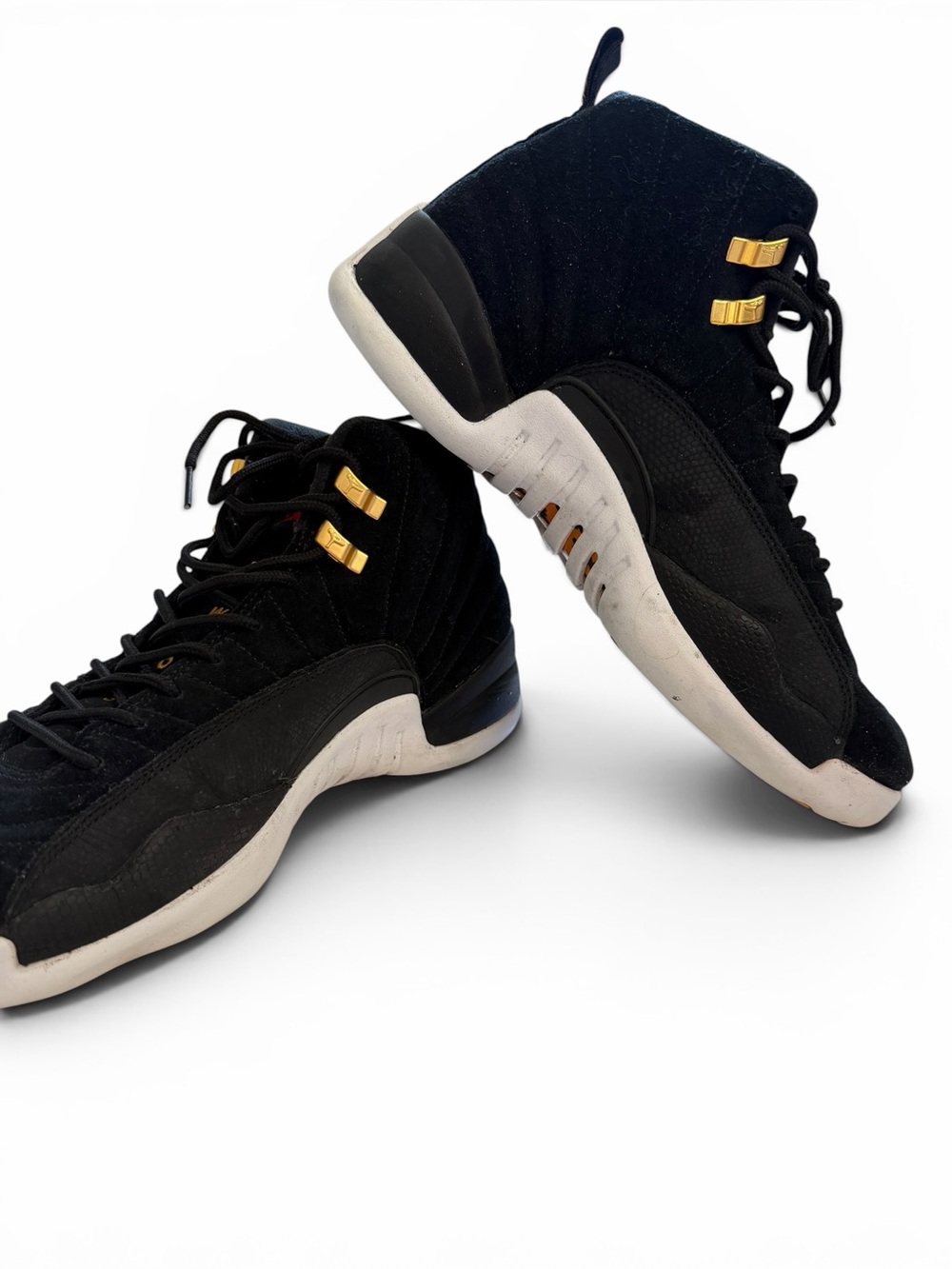 Nike Air Jordan 12 Retro Black Gold Men’s Sneakers Size 10.5